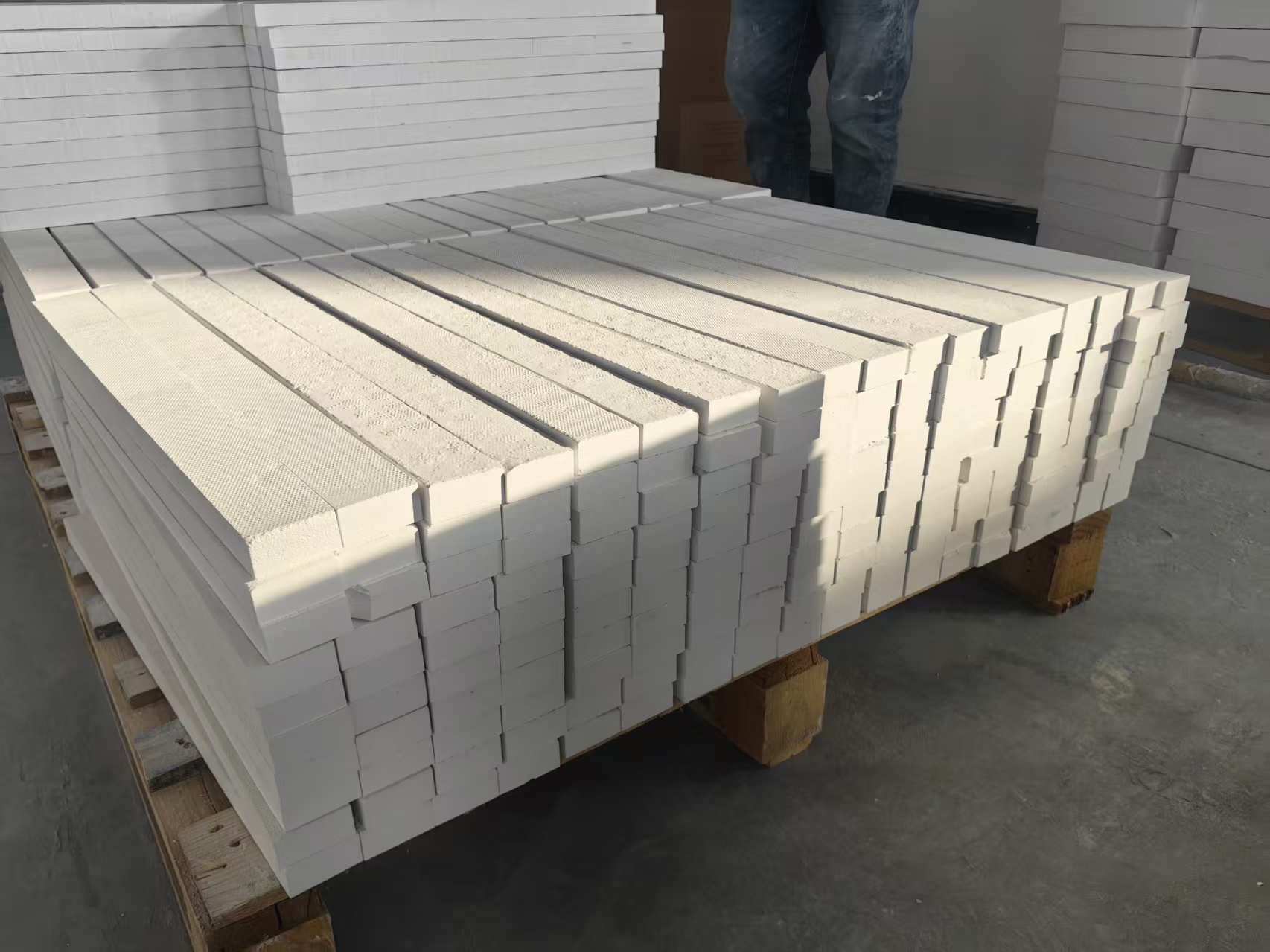 1100 deg c calcium silicate insulation blocks for cement industry high temperature kiln preheater insulation